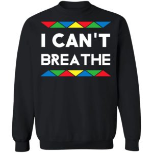 I Can't Breathe Black Live Mater Shirt