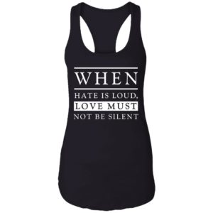 When Hate Is Loud Love Must Not Be Silent Shirt
