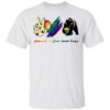 Peace Love Free Mom Hugs LGBT Shirt