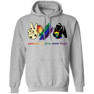 Peace Love Free Mom Hugs LGBT Shirt