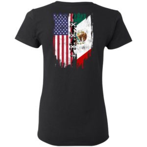 Mexican and American Flag Shirt