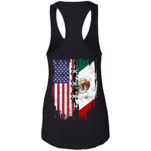 Mexican and American Flag Shirt