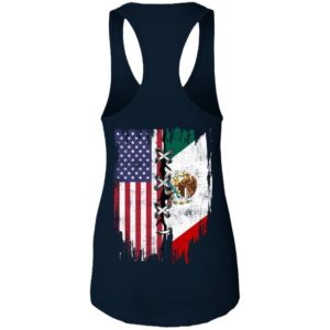 Mexican and American Flag Shirt