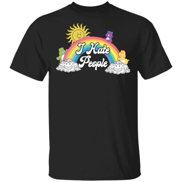 Sun and Rainbow I Hate People Shirt