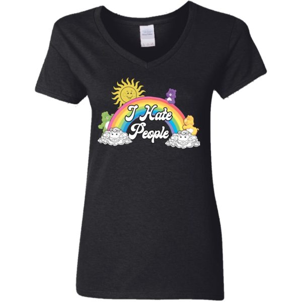 Sun and Rainbow I Hate People Shirt