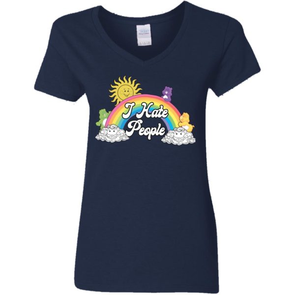 Sun and Rainbow I Hate People Shirt