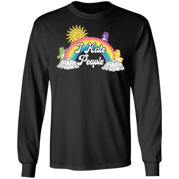 Sun and Rainbow I Hate People Shirt