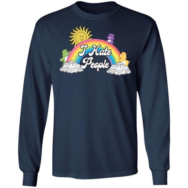 Sun and Rainbow I Hate People Shirt