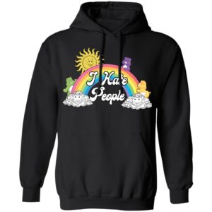 Sun and Rainbow I Hate People Shirt image Sun and Rainbow I Hate People Shirt
