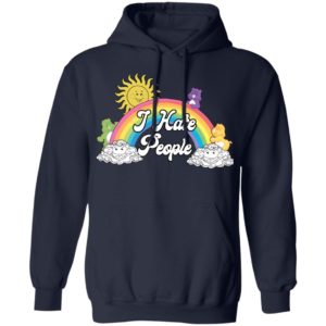 Sun and Rainbow I Hate People Shirt image Sun and Rainbow I Hate People Shirt