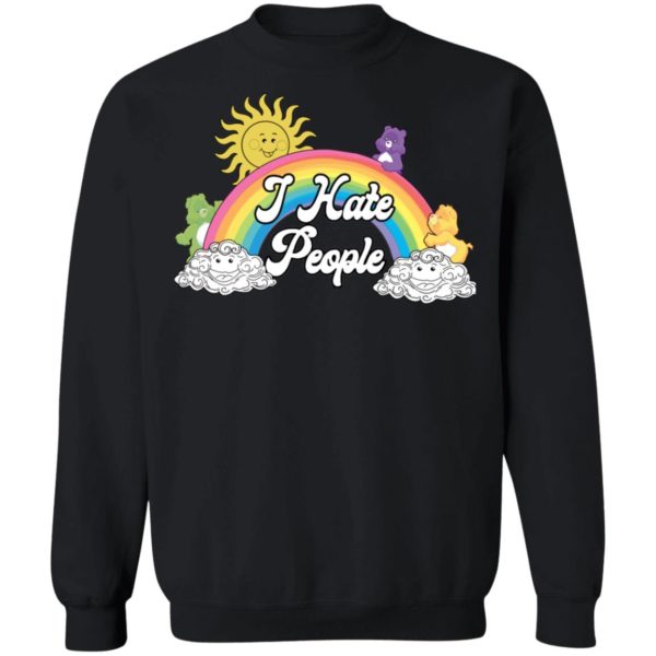 Sun and Rainbow I Hate People Shirt