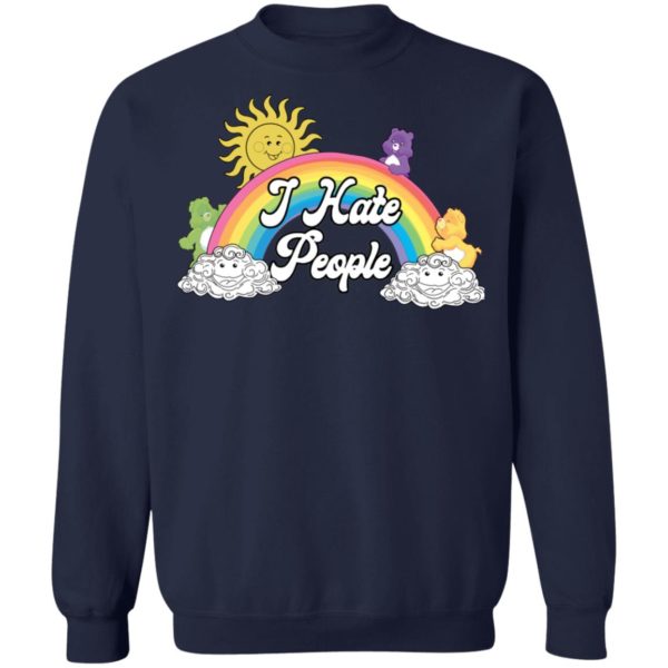 Sun and Rainbow I Hate People Shirt