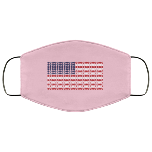 USA Flag Face Mask Made In USA