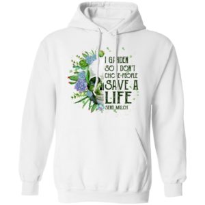 Garden Skull I Garden So I Don't Choke People Save A Life Shirt
