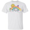 Sun and Rainbow I Hate People White Shirt