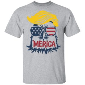 Donald Trump Eagle Merica Flag Shirt