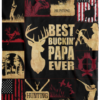 Hunting Best Buckin Papa Ever Blanket