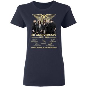Aerosmith 50Th Anniversary 1970 2020 Thank You For The Memories Shirt