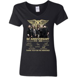 Aerosmith 50Th Anniversary 1970 2020 Thank You For The Memories Shirt