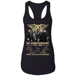 Aerosmith 50Th Anniversary 1970 2020 Thank You For The Memories Shirt