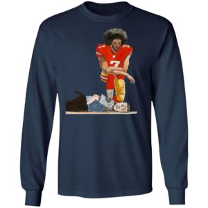 Colin Kaepernick Kneeling On The Neck Police Officer Shirt