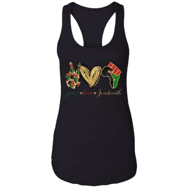 Peace Love Juneteenth Africa Shirt