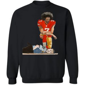 Colin Kaepernick Kneeling On The Neck Police Officer Shirt