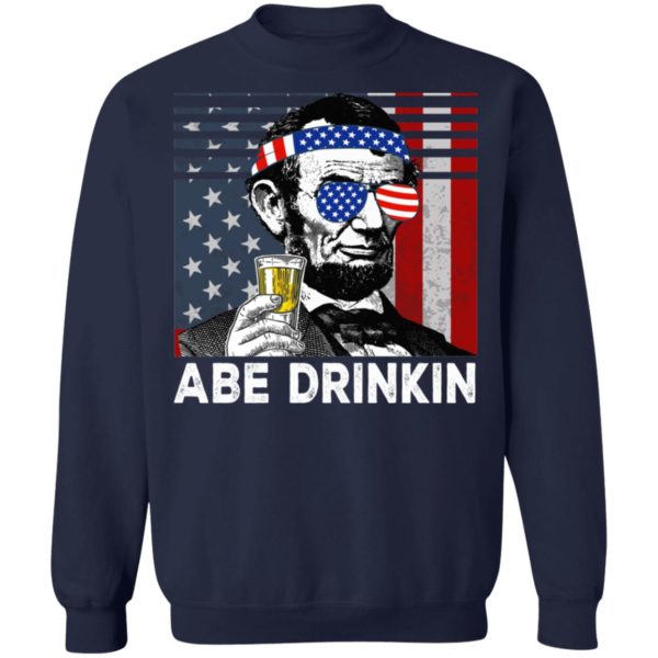 Abraham Lincoln Abe Drinkin' Whisky Shirt