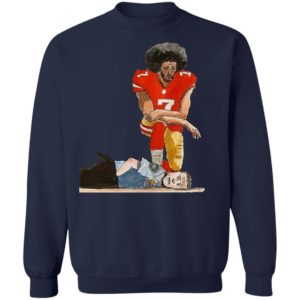 Colin Kaepernick Kneeling On The Neck Police Officer Shirt