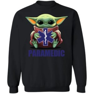 Baby Yoda Hug Paramedic Shirt image Baby Yoda Hug Paramedic Shirt
