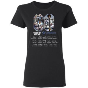 60 Years Of Cowboys 1960 2020 Thank You For The Memories Shirt image 60 Years Of Cowboys 1960 2020 Thank You For The Memories Shirt
