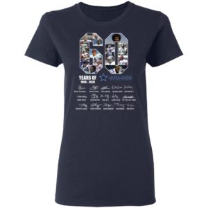 60 Years Of Cowboys 1960 2020 Thank You For The Memories Shirt image 60 Years Of Cowboys 1960 2020 Thank You For The Memories Shirt