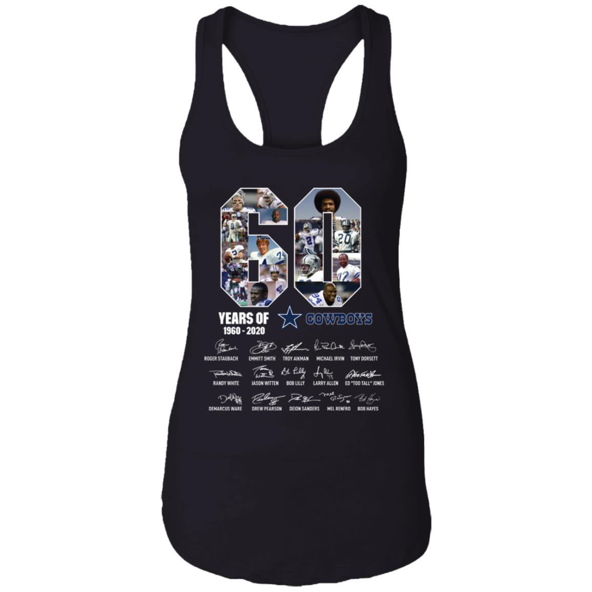 60 Years Of Cowboys 1960 2020 Thank You For The Memories Shirt image 60 Years Of Cowboys 1960 2020 Thank You For The Memories Shirt
