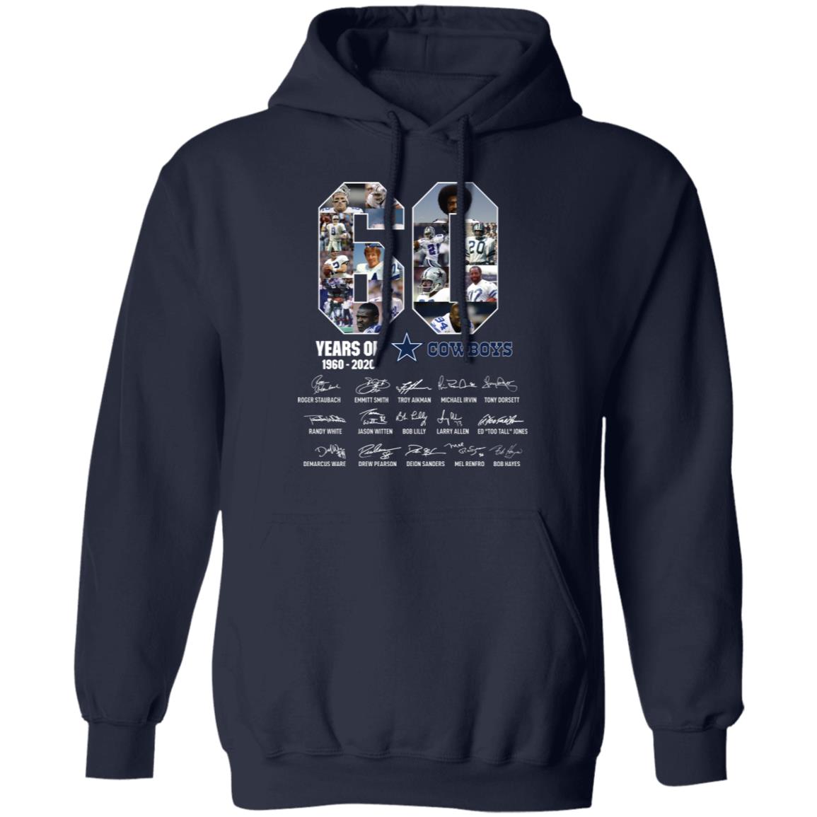60 Years Of Cowboys 1960 2020 Thank You For The Memories Shirt image 60 Years Of Cowboys 1960 2020 Thank You For The Memories Shirt