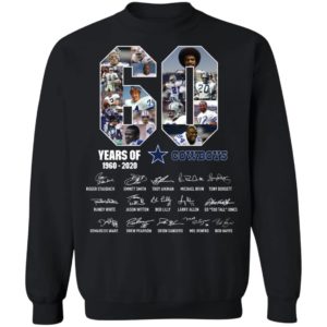 60 Years Of Cowboys 1960 2020 Thank You For The Memories Shirt image 60 Years Of Cowboys 1960 2020 Thank You For The Memories Shirt