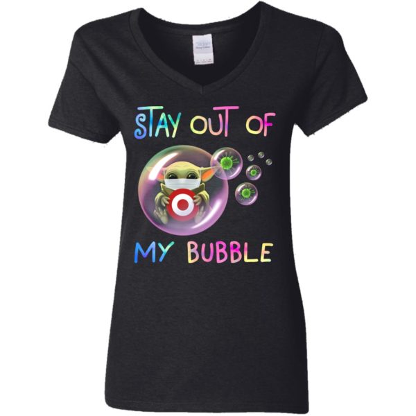 Stay Out Of My Bubble Baby Yoda Hug Target Shirt