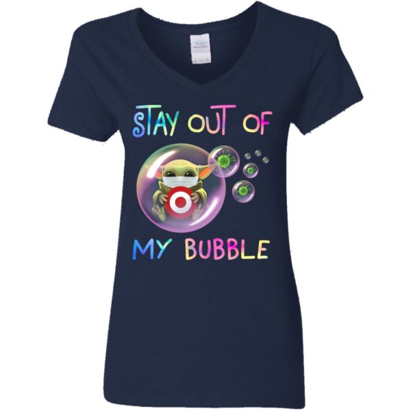 Stay Out Of My Bubble Baby Yoda Hug Target Shirt