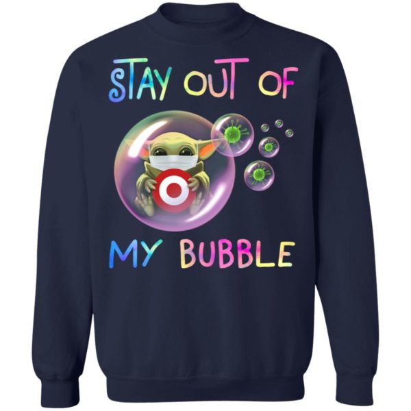 Stay Out Of My Bubble Baby Yoda Hug Target Shirt