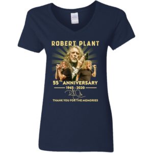 Robert Plant 55th Anniversary 1965 2020 Memories Shirt