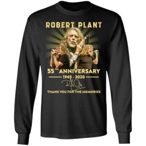 Robert Plant 55th Anniversary 1965 2020 Memories Shirt