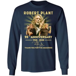 Robert Plant 55th Anniversary 1965 2020 Memories Shirt