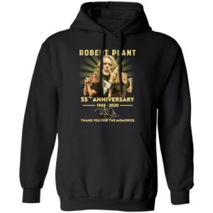 Robert Plant 55th Anniversary 1965 2020 Memories Shirt