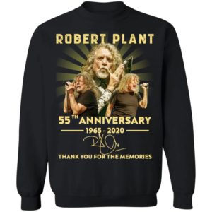 Robert Plant 55th Anniversary 1965 2020 Memories Shirt