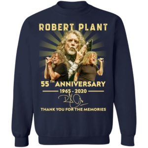 Robert Plant 55th Anniversary 1965 2020 Memories Shirt