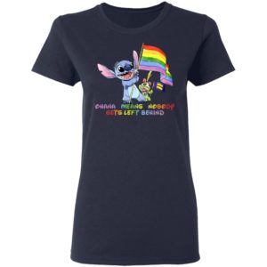 Stitch LGBT Ohana Means Nobody Gets Left Behind Shirt image Stitch LGBT Ohana Means Nobody Gets Left Behind Shirt
