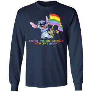 Stitch LGBT Ohana Means Nobody Gets Left Behind Shirt image Stitch LGBT Ohana Means Nobody Gets Left Behind Shirt