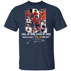 Marian Hossa 1996 2017 Hall Of Fame Class Of 2020 Shirt