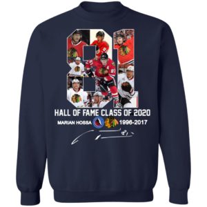 Marian Hossa 1996 2017 Hall Of Fame Class Of 2020 Shirt