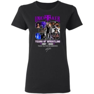 Undertaker 33 Years Of Wrestling 1987 2020 Shirt