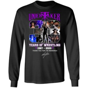 Undertaker 33 Years Of Wrestling 1987 2020 Shirt